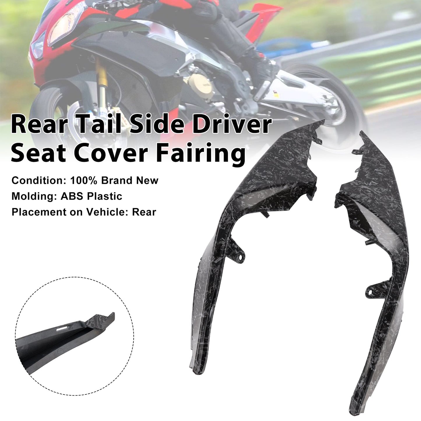 Carenatura coprisella lato passeggero Aprilia RSV4 2021-2024