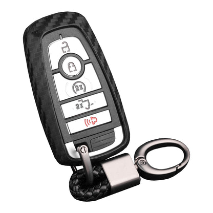 Custodia in similpelle e silicone per chiave auto con fibbia per Ford Smart