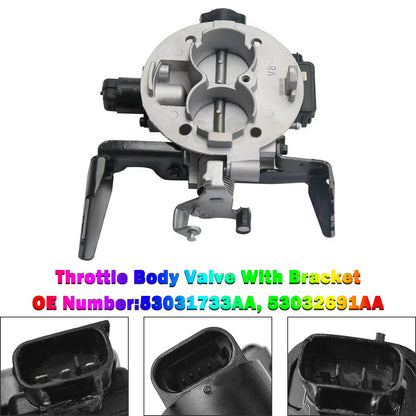 Corpo farfallato Dodge Durango 8 cilindri 5,2 l, 8 cilindri 5,9 l 1998-2003 53031733AA 53032691AA