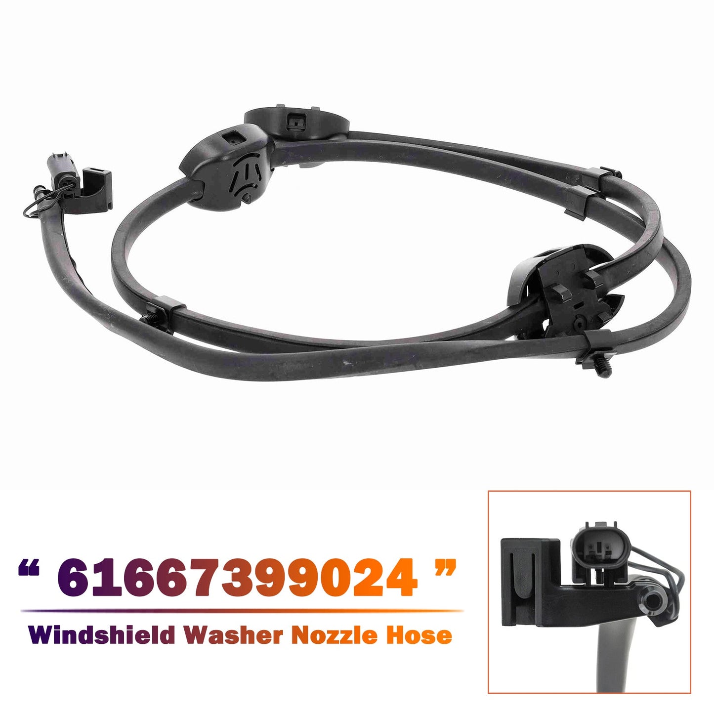 Tubo flessibile per ugello lavavetri per BMW X3 G01 2018-2024 61667399024