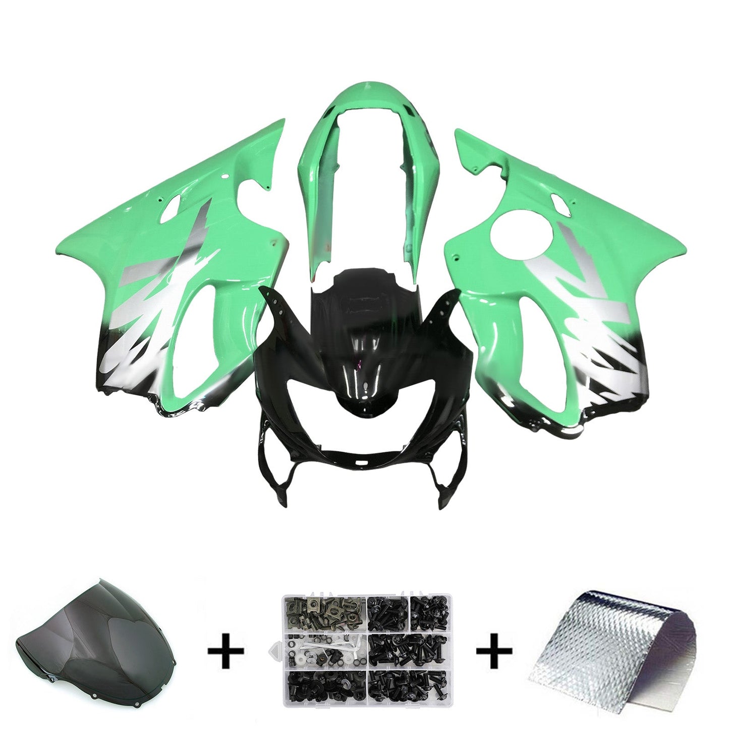 Kit carenatura iniezione plastica ABS per Honda CBR600 F4 1999-2000