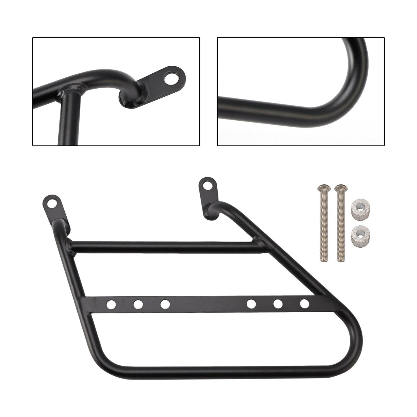 Supporto per borsa laterale Roral Enfield Meteor 350 2021-2024, nero