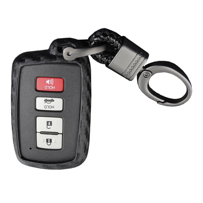 Custodia in similpelle e silicone per chiave auto con fibbia per Toyota Highlander