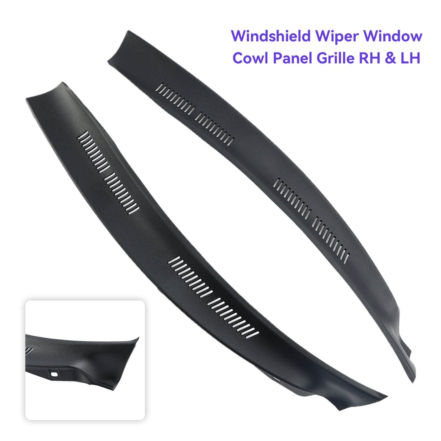 2003-2003 Mercedes Benz W210 Classe E E320 Wagon Tergicristallo Finestra Cowl Pannello Griglia RH &amp; LH
