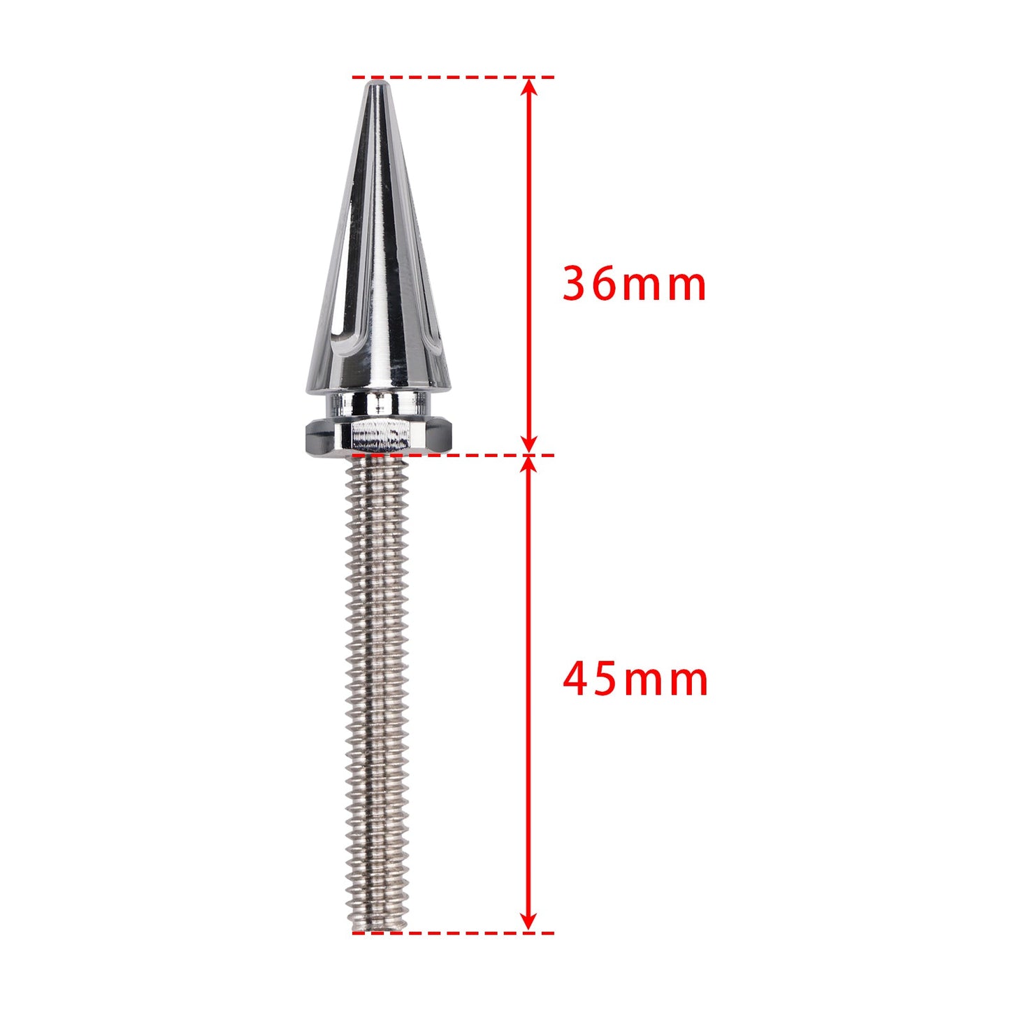 3 bulloni per parabrezza Silver Spike per Street Glide Electra Glide Touring '14-'25