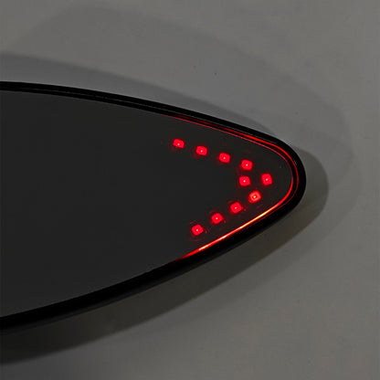 Specchietti retrovisori a LED Custom Dynamics neri per Sportster 883 1200 dal 1990 al 2021