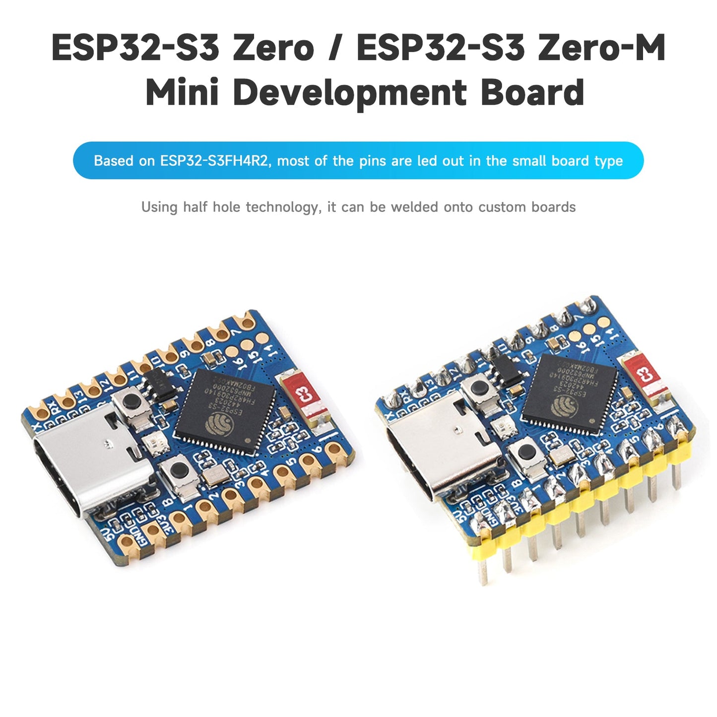 Scheda di sviluppo ESP32-S3 Processore Dual-Core S3FH4R2 Frequenza operativa 240 MHz