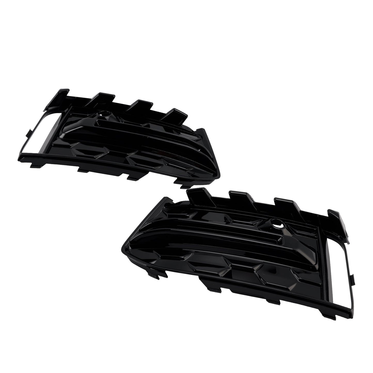 Griglia fendinebbia paraurti anteriore Audi A6 C8PA S-Line S6 2023+ nera (2 pezzi)