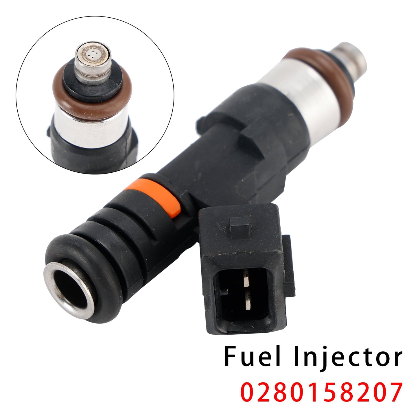 1 pz iniettore carburante per Ford Focus III Fiesta VI Mondeo IV 0280158207