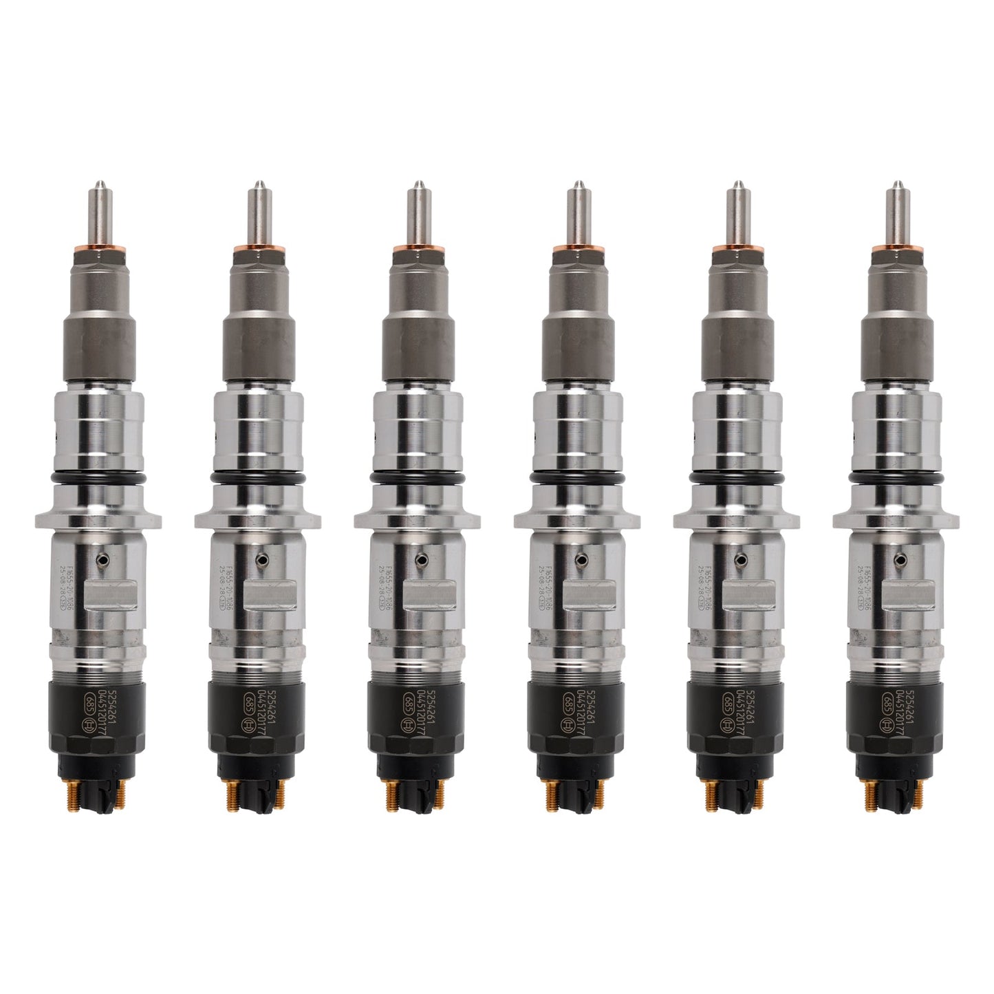 6 pezzi iniettori di carburante per Cummins ISB 6.7L QSB 4.5L 6.7L 5254261 0445120177