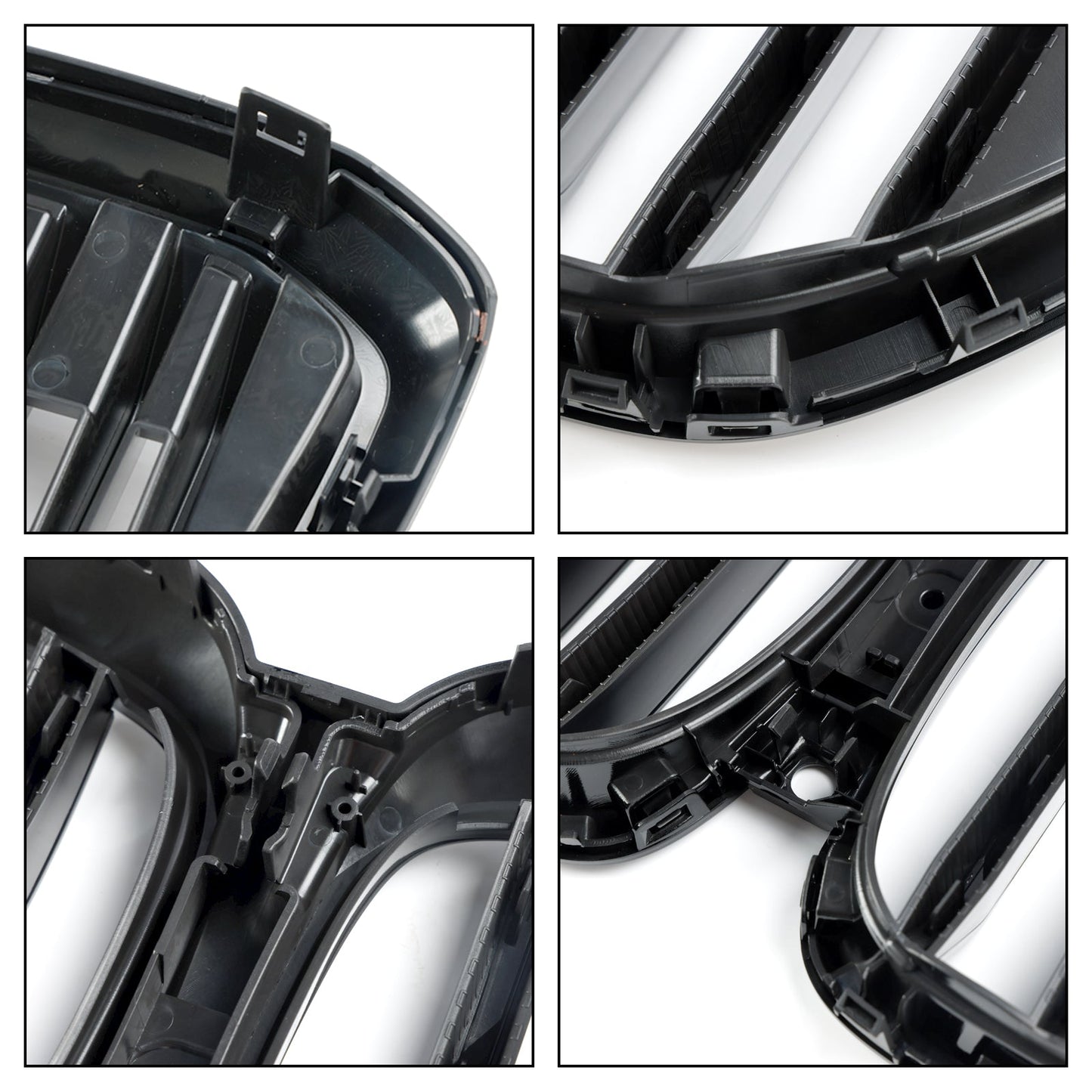 2024+ BMW G05 LCI X5 Griglia per paraurti anteriore nera lucida a linea singola