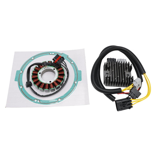 2017-2019 Polaris Sportsman 1000 Touring Tractor Magneto Coil Stator + Regolatore di tensione + Guarnizione Assy 4014406