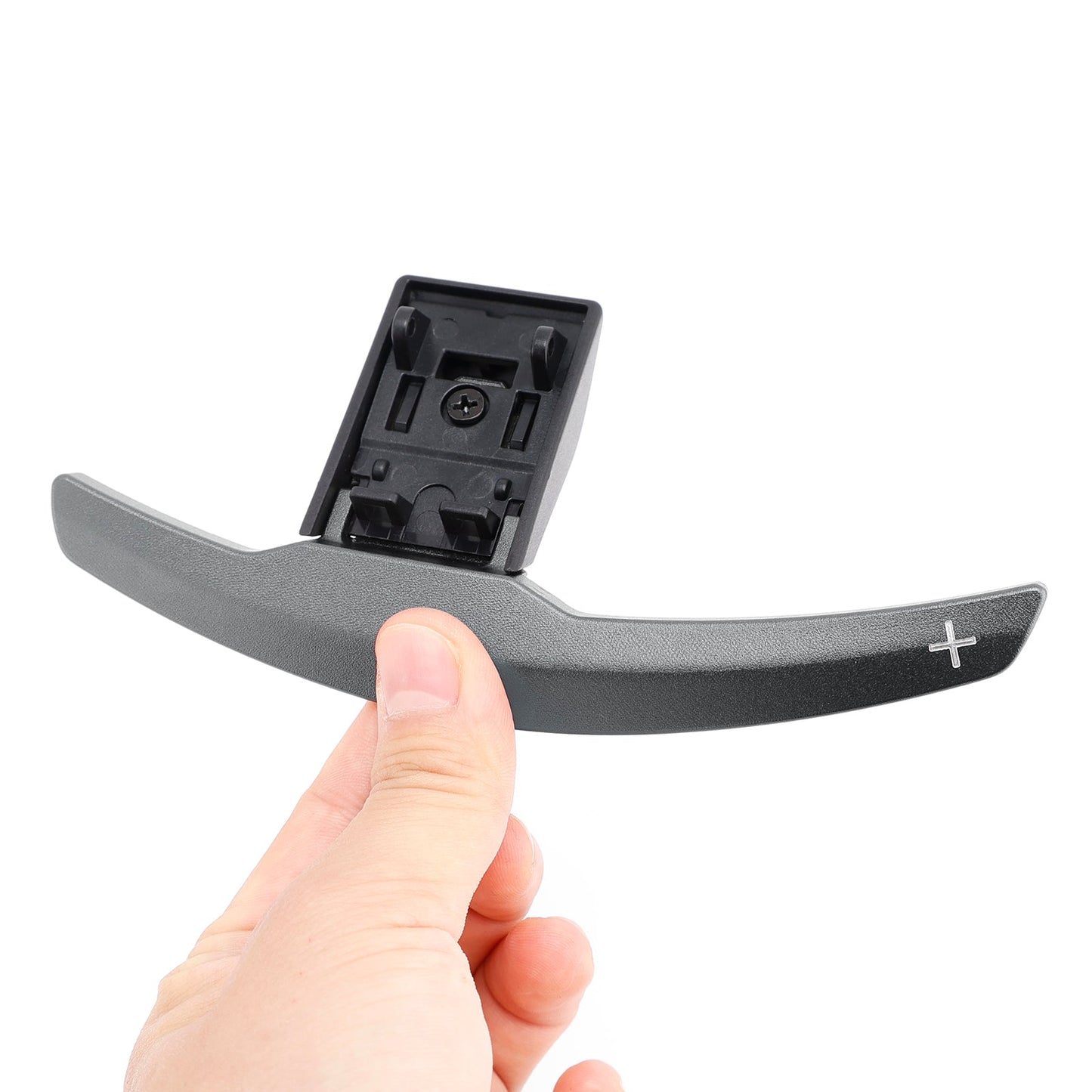 Estensione del cambio al volante per BMW Serie F F30 F31 F32 F10 X3 X5 Grigio alluminio