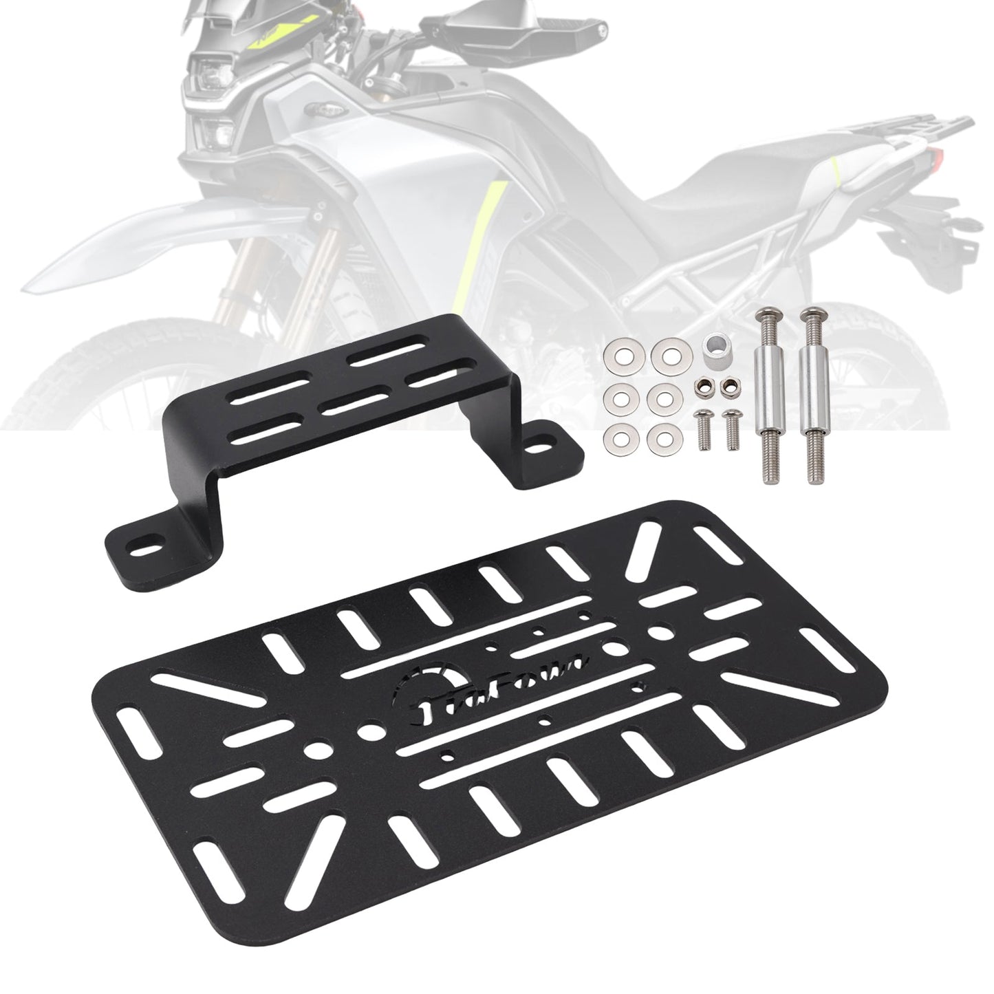 Supporto per borsa laterale per portapacchi CFmoto 450MT 2024-2025, nero, destro