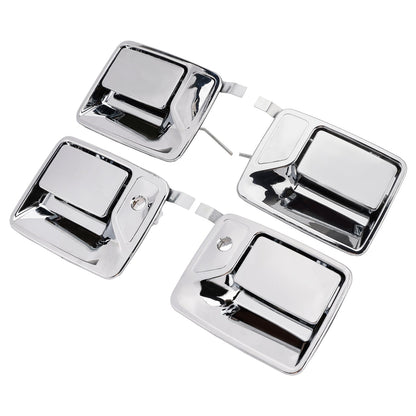 Set di 4 maniglie esterne cromate per Ford F-250 F-350 Super Duty 99-16