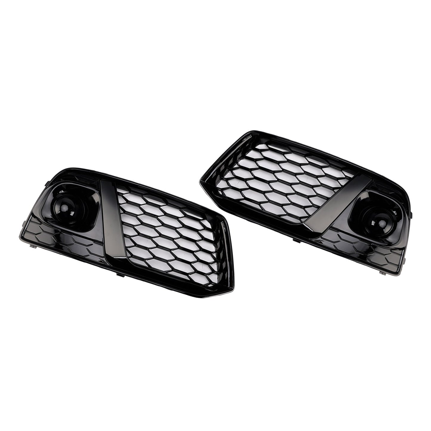 Griglia fendinebbia anteriore a nido d'ape nera Audi Q5 SQ5 2018 2019