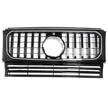 Per Mercedes Benz W463 1990-2018 con griglia per paraurti anteriore nera lucida a LED