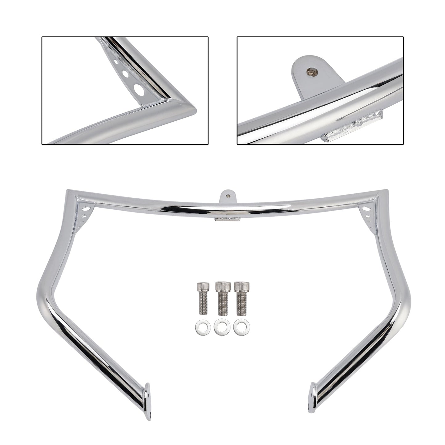 Protezione paraurti antiurto cromata per Touring CVO Road King FLHRSEI 2002-2014