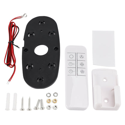 Ventola di ventilazione intelligente a bassa potenza con controllo della temperatura progettata specificamente per ambienti di navi e camper 12 V/24 V nera