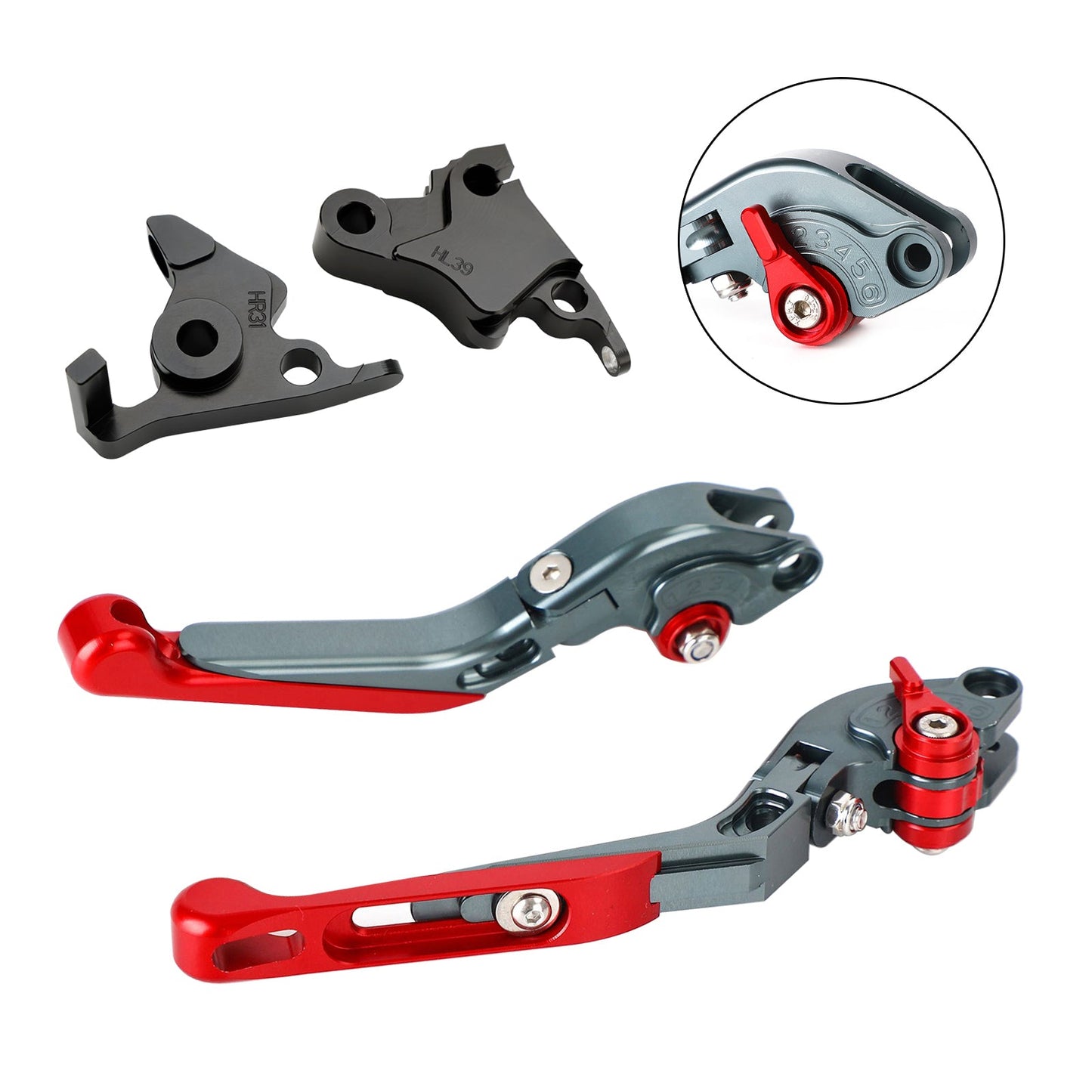 Leva freno frizione regolabile adatta per CFMOTO 450SS 450SR 21-23 450NK 23-24