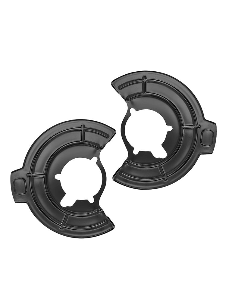 Protezioni antipolvere per freni sinistro e destro 68043286AB compatibili con Jeep Wrangler JK 2007-2018, colore nero.