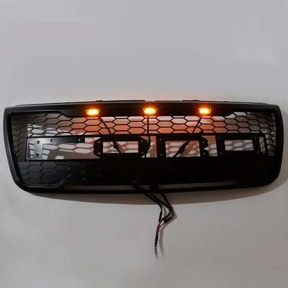 Griglia paraurti anteriore superiore grigia Ford Explorer 2012-2015 con luci