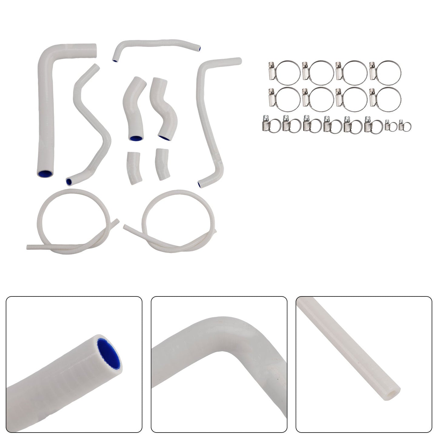 Tubo flessibile del liquido di raffreddamento del radiatore in silicone Suzuki SV 650 SV650 2016-2025