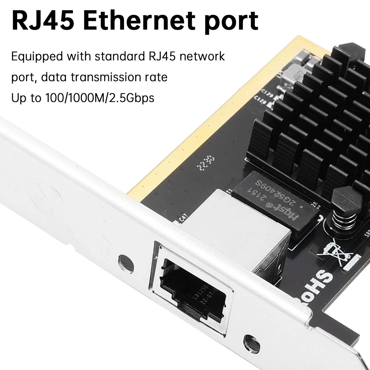 Scheda di rete PCIE a 2,5G Supporto per scheda di rete con avvio senza disco PXE Synology PXE WO