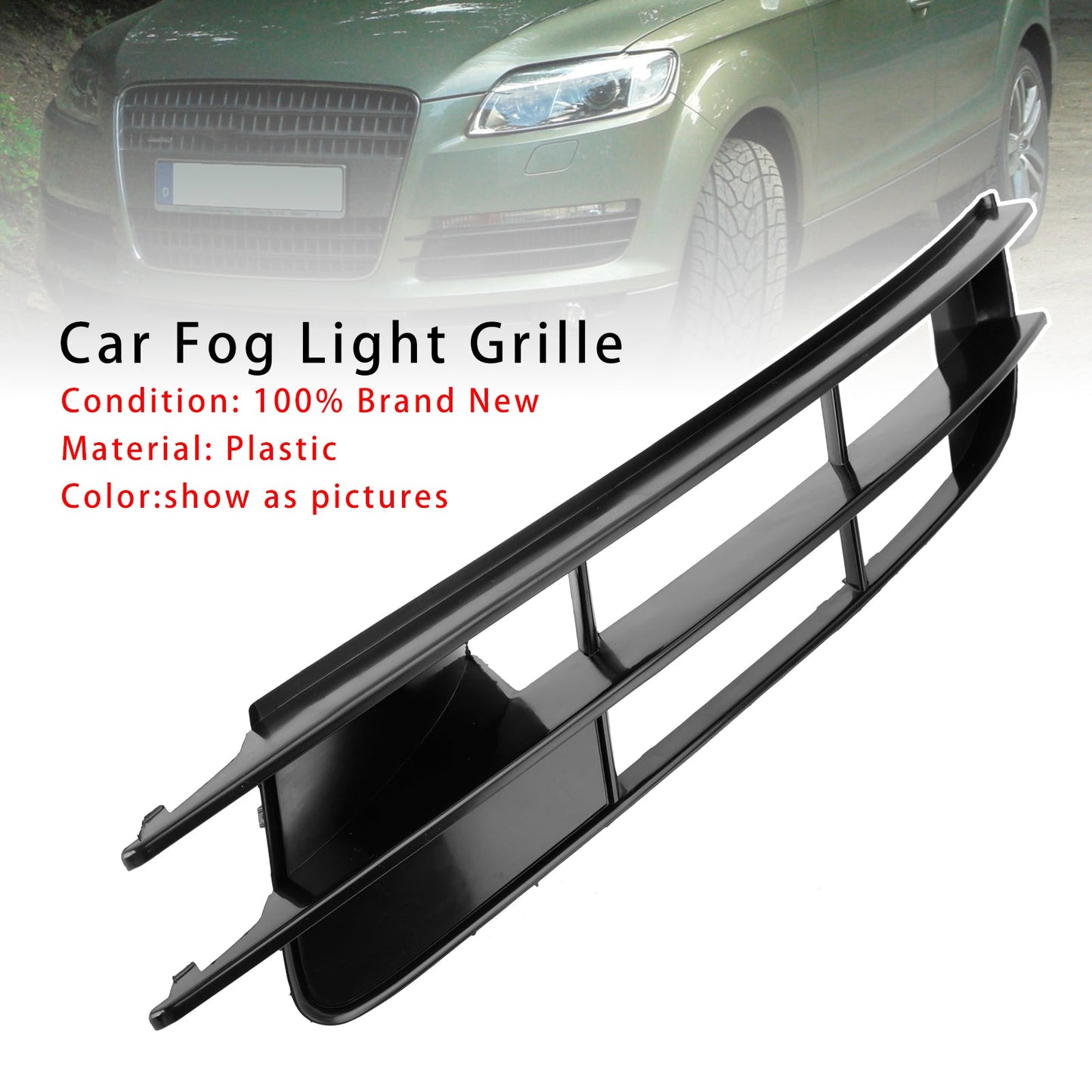 Griglia paraurti anteriore sinistro Audi Q7 2007-2009, griglia fendinebbia 4L0807681