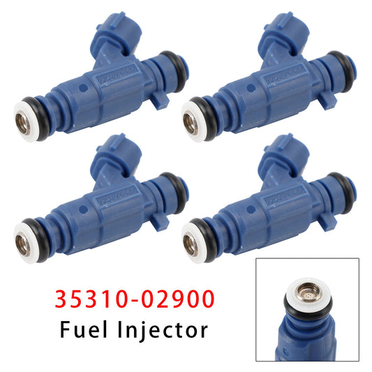 4 pezzi iniettore di carburante per Hyundai i10 PA 1.1L Picanto SA 1.0L 1.1L 35310-02900