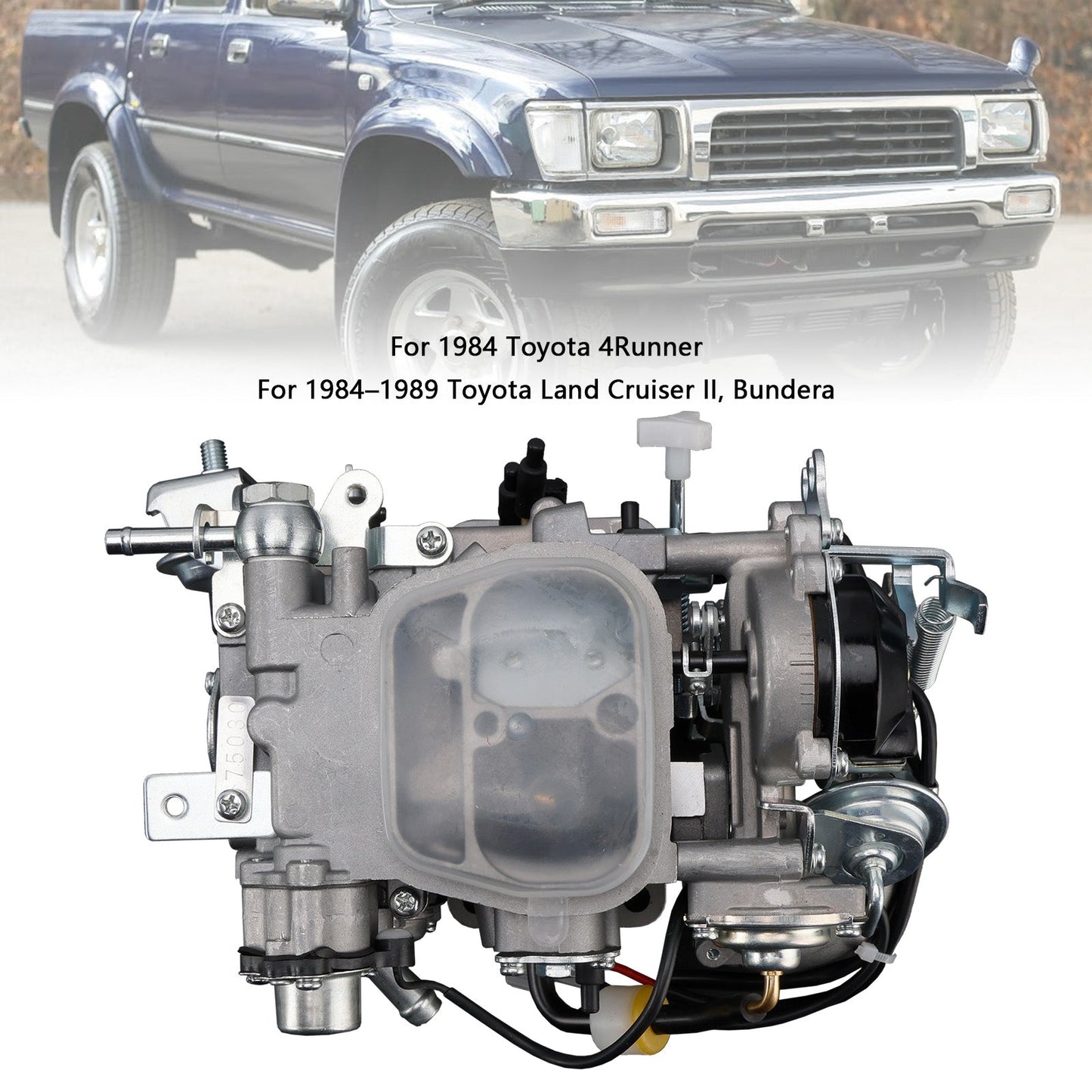 1983-1998 Toyota HILUX 1Y 3Y HILUX IV Pickup (_N5_, _N6_) con motore 1.6 (YN5_), 1.8 (YN5_) Carburatore 21100-75030