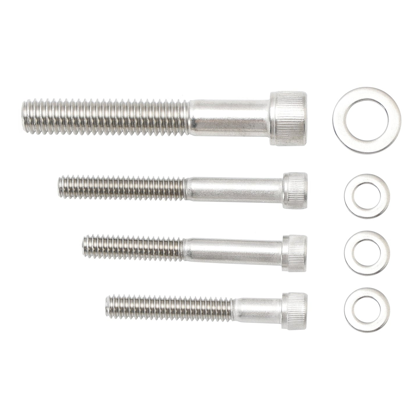 Kit di viti a brugola UNC in acciaio inox per coperchi motore da 59 pezzi per Sportster XL dal 2004 in poi