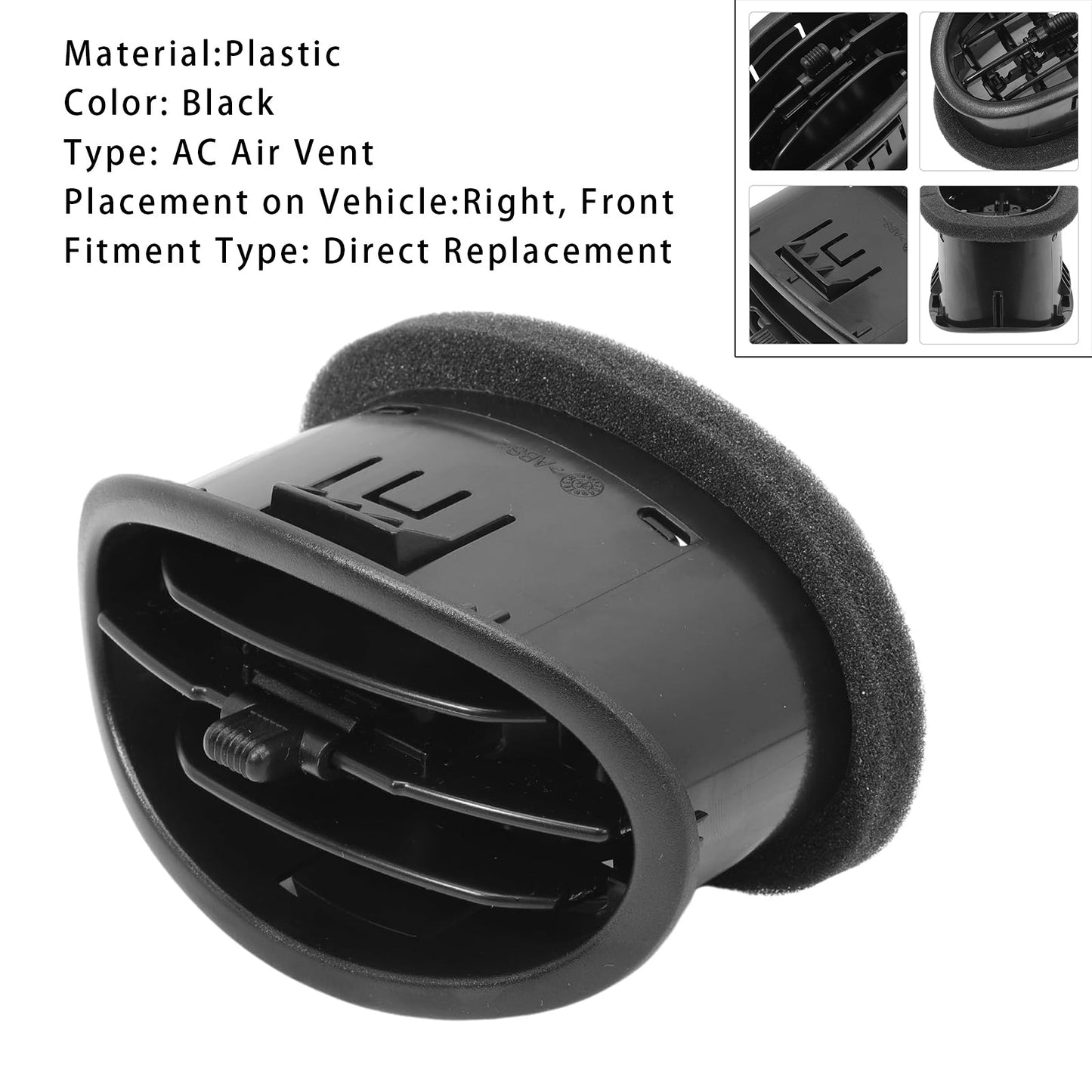 Griglia di ventilazione del pannello del cruscotto del climatizzatore per Ford E-150 E-250 4C2Z19893BA