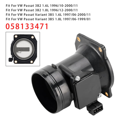 Sensore del misuratore di portata d'aria di massa per Audi A4 B5 A6 C5 VW Passat 3B 1.8L 058133471
