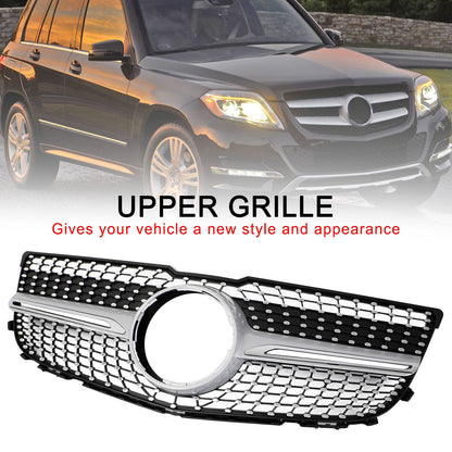Per Mercedes Benz Classe GLK X204 2013-2015 Griglia per paraurti anteriore Diamond