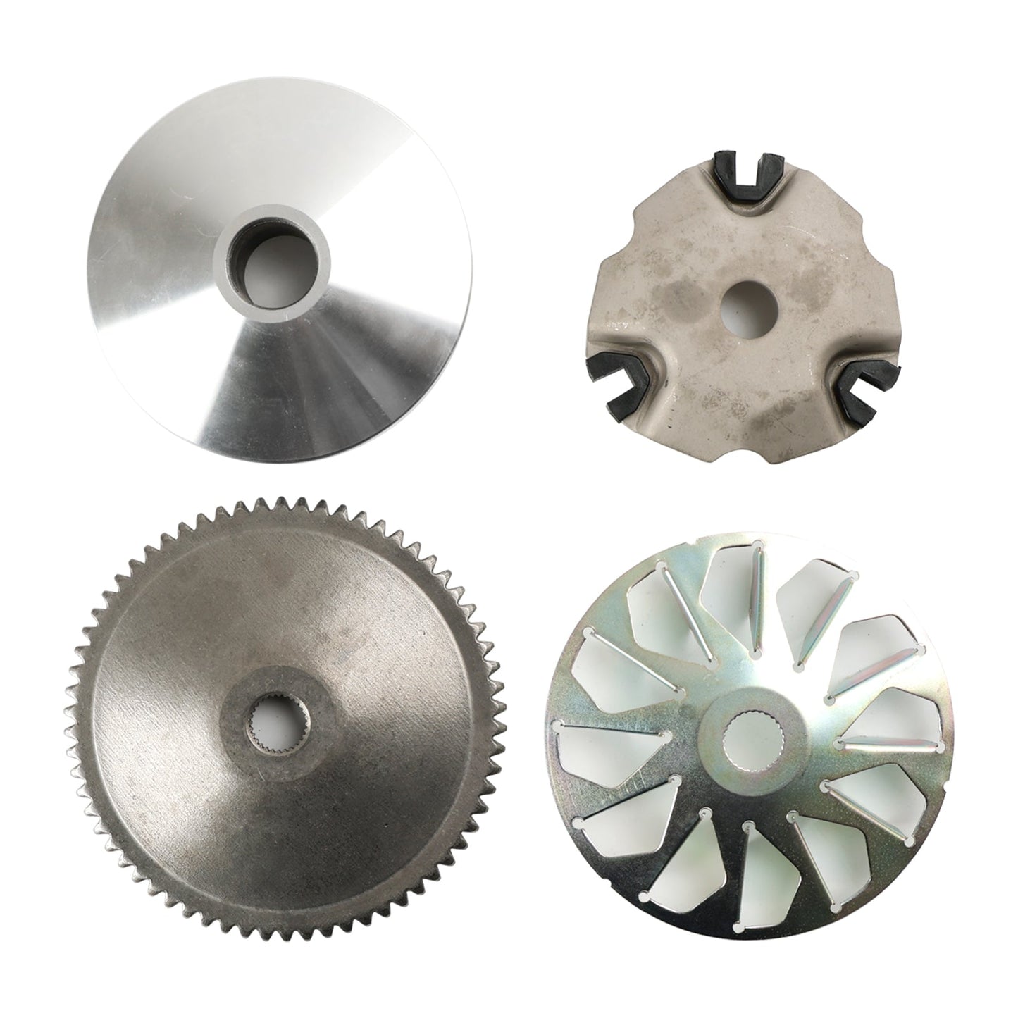 2012-2014 Honda NHX110 Lead110EX Silver Front Clutch Variator Pulley Set 22102-Kzl-930