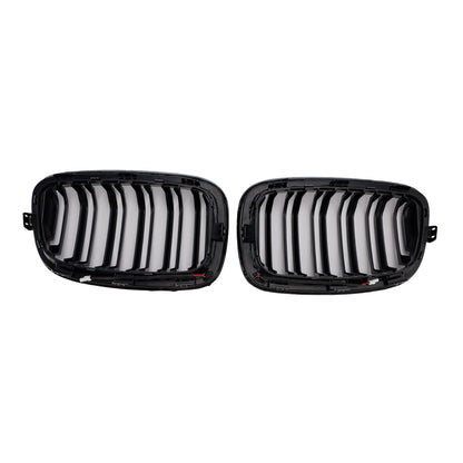Griglia anteriore a doppio rene per paraurti BMW Serie 1 F20 F21 2012-2014 (2 pezzi) 551137239021