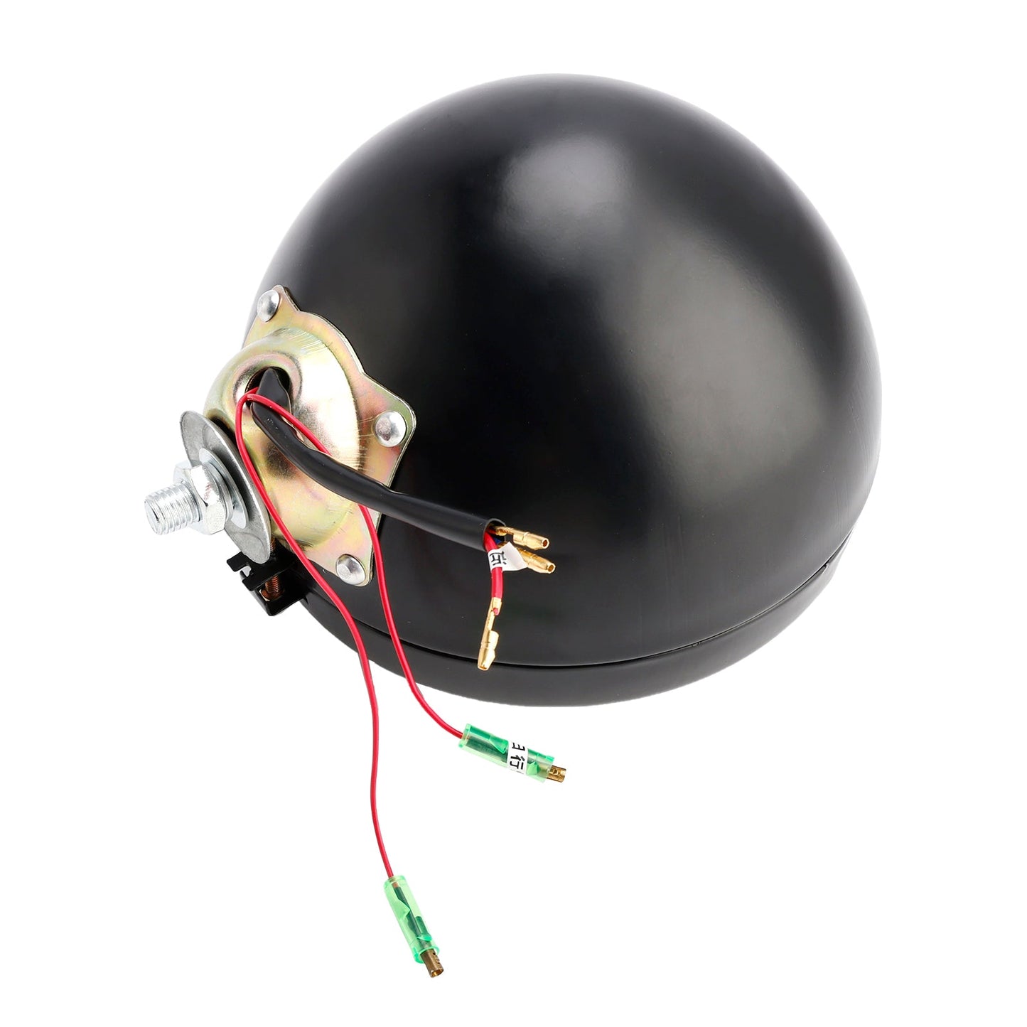 Lampada faro multifunzionale nera personalizzata n. 84 per Bobber Chopper Racer