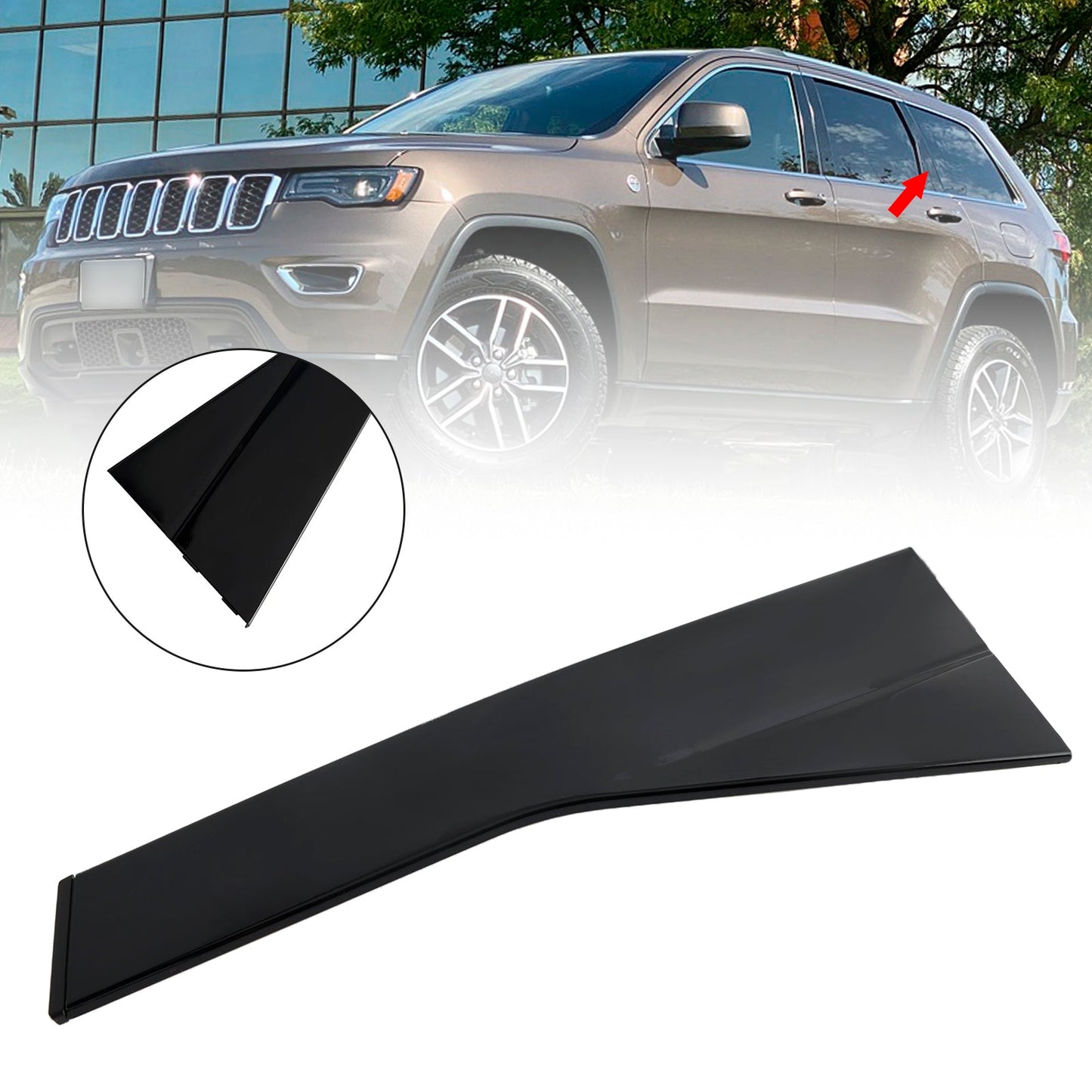 Applique per montante C esterno lato sinistro 57010449 per Jeep Grand Cherokee 11-21