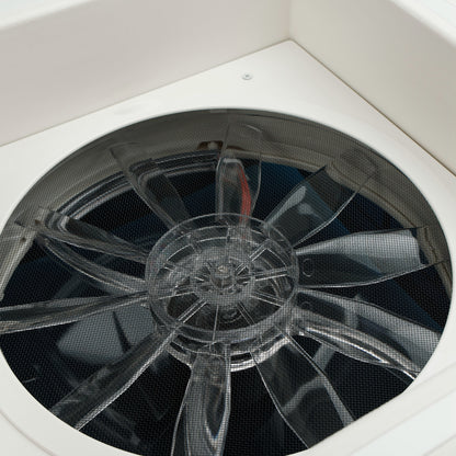 Ventilatore da tetto per camper da 14 pollici, motore a 3 velocità, lucernario da 12 V con luce a LED