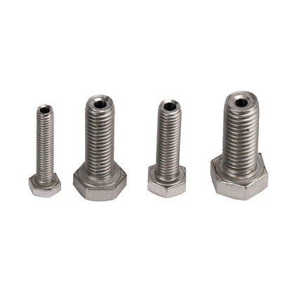 Kit di guide per trapano per prigionieri spezzati in acciaio inossidabile M6, M8, M10 e M12, 4 pezzi