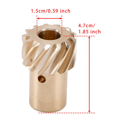 Confezione da 2 ingranaggi del distributore con diametro albero ""410 0.500"" per Chevy con distributore MSD