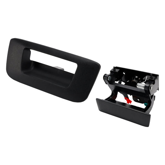 Set di 2 maniglie per portellone posteriore esterne nere per Chevrolet Silverado 1500 2007-2013