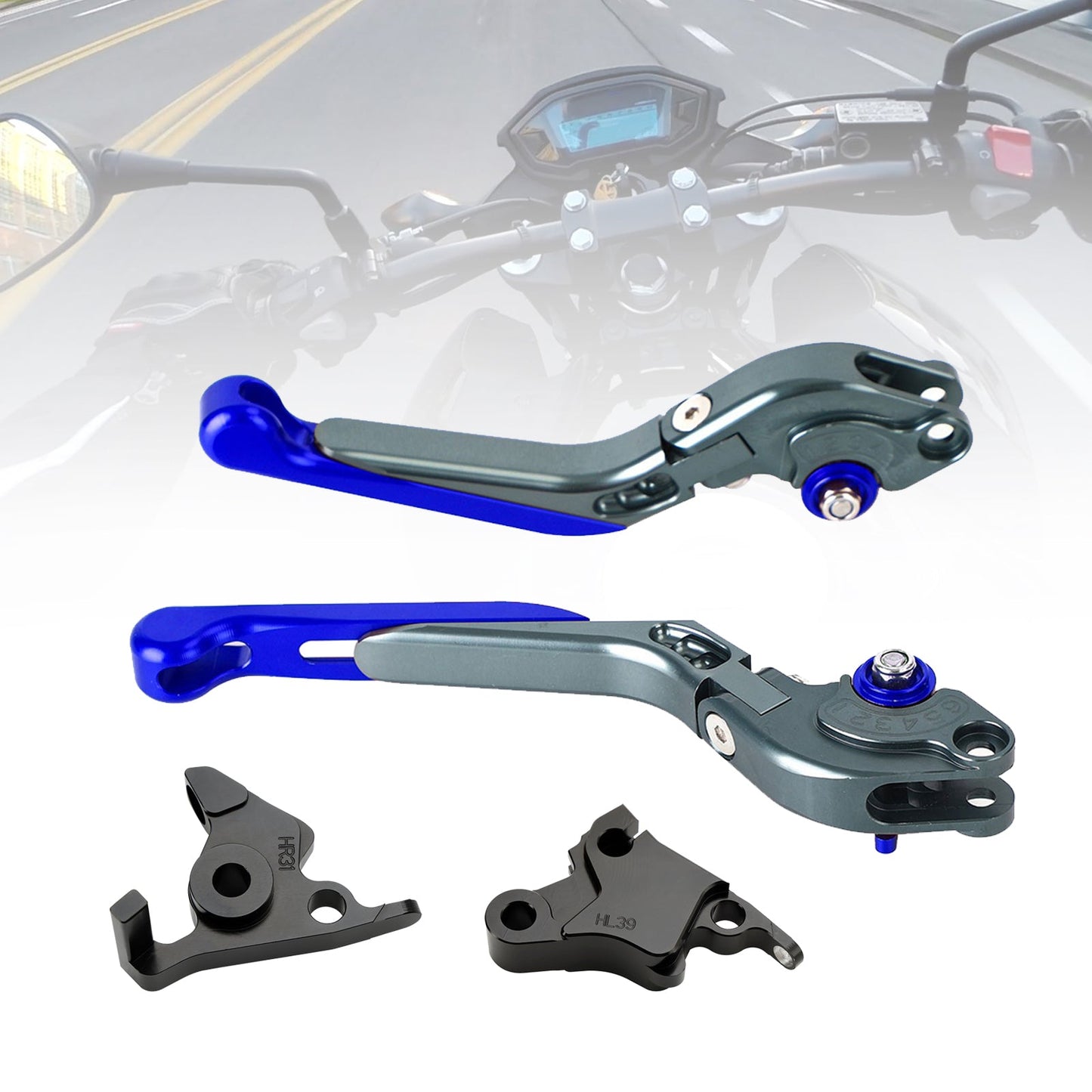 Leva freno frizione regolabile adatta per CFMOTO 450SS 450SR 21-23 450NK 23-24