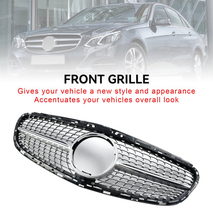 Per Mercedes Classe E W212 2013-2016 Facelift Diamond Griglia per paraurti anteriore