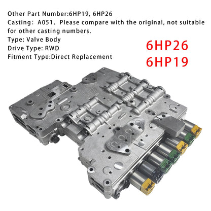 6HP26 6HP19 Corpo valvola n. A051 per BMW AUDI VW Jaguar Hyundai Lincoln 545i 760i