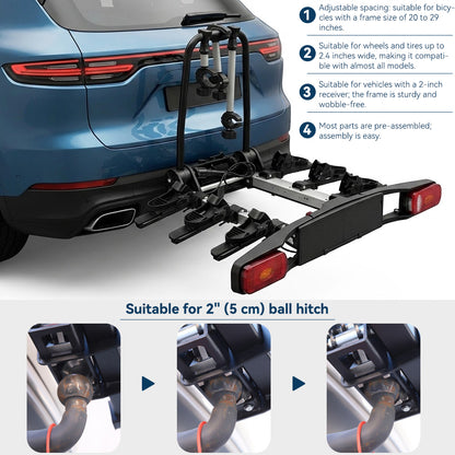 Portabiciclette per 3 e-bike