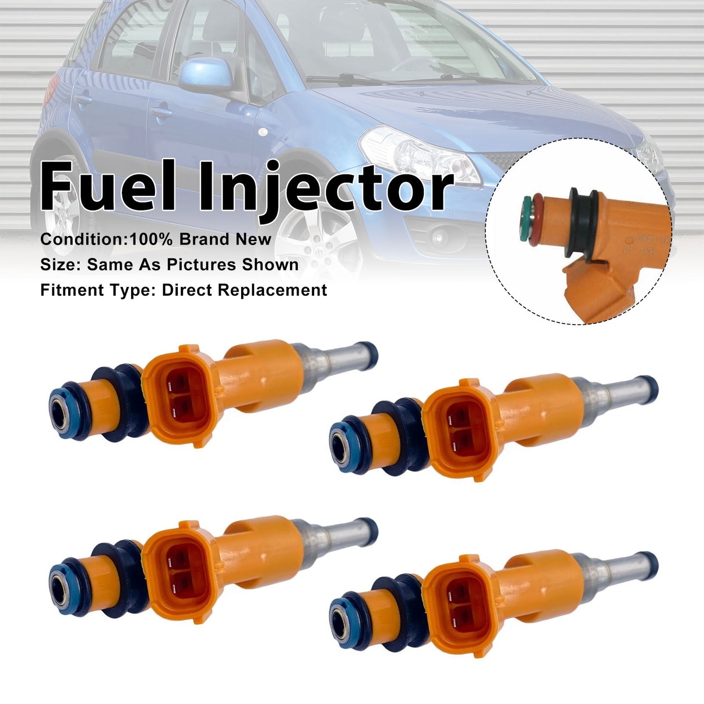 4 iniettori di carburante per Suzuki SX4 1.6 M16A 15710-54LA0 297500-1480