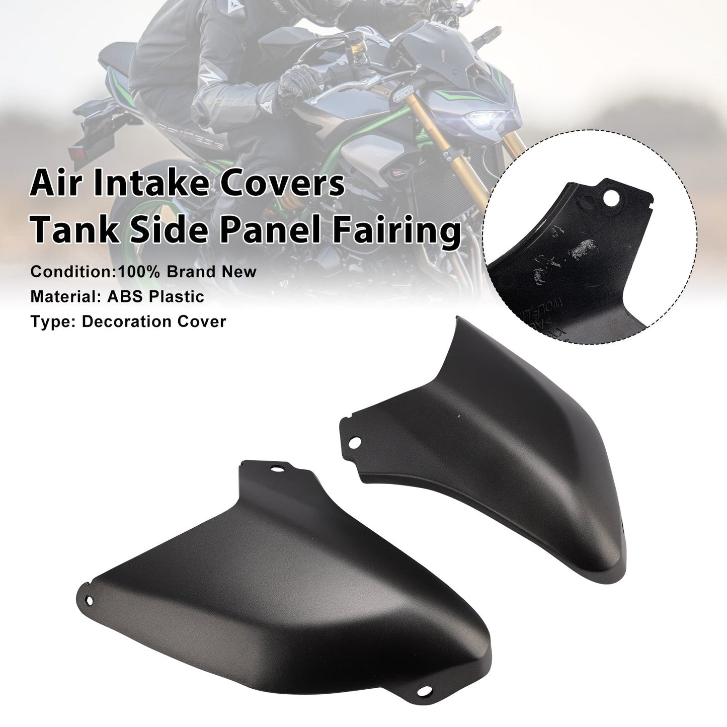 Coperture per presa d'aria, pannello laterale del serbatoio, carenatura per Kawasaki Z900 2025-2026