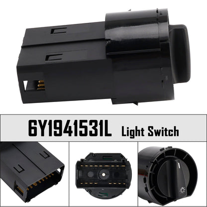 Interruttore luci 6Y1941531L per Skoda Fabia I 99-08 e Audi A3 8L 96-06